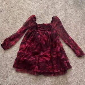 GAP Kids Red Floral Dress